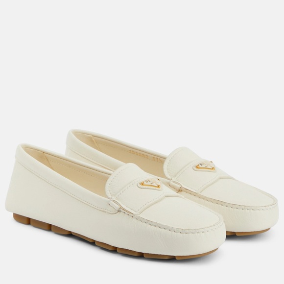 PRADA Women’s leather Driving Loafers - Picture 1 of 16